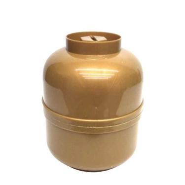 Imagem de Cofre De Botijão Para Moedas De Plástico Rígido 17 cm Cofrinho Para Ec