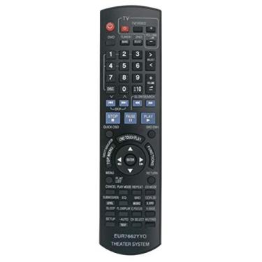 Imagem de EUR7662YY0 EUR7662YYO Controle Remoto Substituído para Panasonic DVD Home Theater Sound System SA-PT950P SA-PT950PC SC-PT950 SC-PT1050 SA-PT950 SA-PT1050 SB-HF950 SB-HF1050 SB-HC950 SB-HSB-HS950 SB-HSB-HSB-HS1050 SB-HW950 SB-HW950