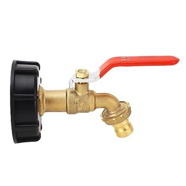 Imagem de Adaptador Ibc Tote, Adaptador Ibc Tote 3/4 Polegadas, Válvula de Latão, Rosca Grossa para Tanque de água, Mangueira de Jardim, Pontas Universais de Pipeta