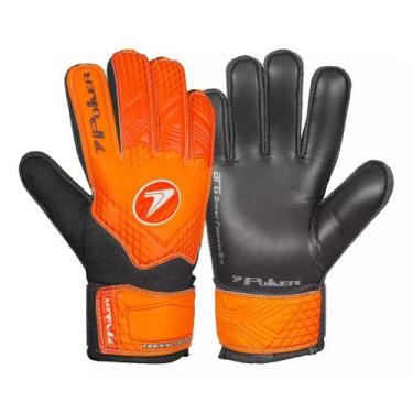 Imagem de Luva De Goleiro Poker Focus Training Junior - Laranja e Preto, 6