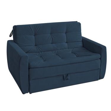 Imagem de Sofá Cama Taylor Matrix Azul