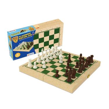 Imagem de Jogos Tradicionais Em Madeira- Xadrez Escolar