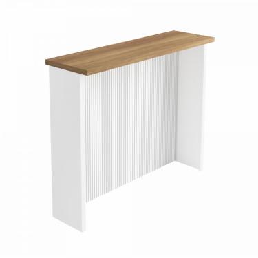 Imagem de Painel Ilha Canelado 120cm 100% Mdf Branco-nature