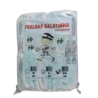 Imagem de Fralda Geriátrica Adulto Descartável Unissex Balatinha 2 Linha, EG