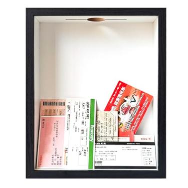 Imagem de CHUNHUI Caixa De Doações 8,5" X 10,5" - Sugestões, Sombra Urna Com Fenda, Para Votação, Doação, Sugestão, Dinheiro, Fotos, Lembrança, Passagens Aéreas, Ingressos Cinema, Cartão Festa (Preto)