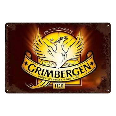 Imagem de Vintage Rum Chouffe Sinal De Metal Retro Arte Da Parede Para Homem Cav