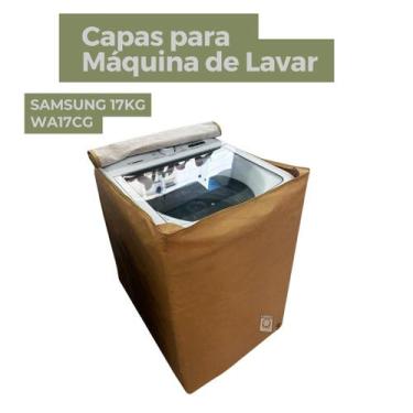 Imagem de Capa para lavadora samsung 17kg wa17cg impermeável flex - Clean Capas,
