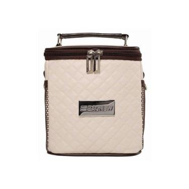 Imagem de Bolsa Térmica 2 Potes - Marfim com Marrom Style Model - Padrão: Único 