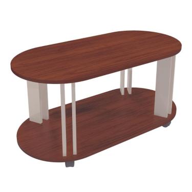 Imagem de Mesa De Centro 4 Rodízios Medianeira Cedro Off White