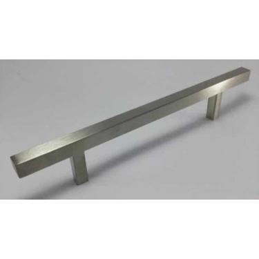 Imagem de 9 Puxador P/móveis Alça 96mm Aco Escovado Quadra - comercialoliveira