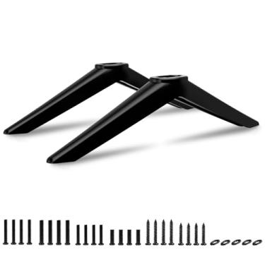 Imagem de (Versão atualizada) Suporte base para TCL 81.3 cm 101.6 cm 109.2 cm 124.5 cm 127.0 cm 139.7 cm 165.1 cm Roku TV Legs, para 32S356 40FD2700 43S425 49S305 5000 S423 50S446 55S434 65S450R 65S425, pernas