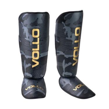 Imagem de Protetor de Canela Caneleira Muay Thai Kickboxing G/GG Vollo - Vollo S