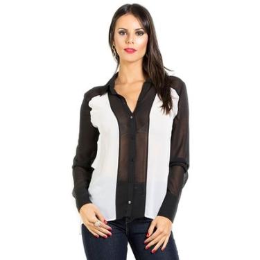 Imagem de Camisa Preto e Branco Iódice-Feminino