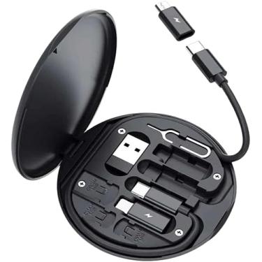 Imagem de Kit Adaptador Universal Premium 5 Em 1, Carregamento Rápido 60W, Chave P/SIM, Portátil E Compacto.