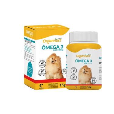 Imagem de Ômega 3 Dog Organnact Suplemento Vitamínico 500mg com 30 Cápsulas, 15g