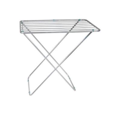 Imagem de Varal de Chão em Alumínio 90x56cm - Comporta 5,22m de Roupas - Mor