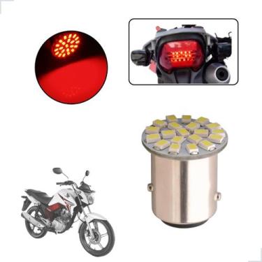 Imagem de Lâmpada Led Freio 2 Polos Com Efeito Strobo Moto CG150 Titan KS 2004 2
