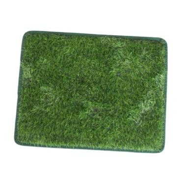 Imagem de KiBcsLic Xixi de grama falso para cachorro, tapete higiênico para animais de estimação, tapete de treinamento para penico de cachorro, cercadinhos para cães, 40 Cm X 60 Cm