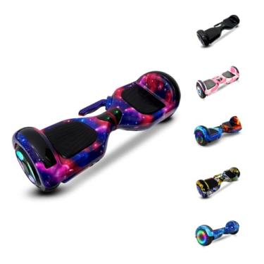 Imagem de Hoverboard Skate Elétrico Com Alça Bluetooth LED Original (COLORFUL)