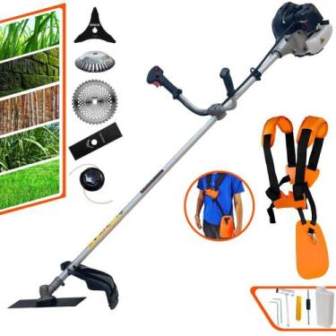 Imagem de Roçadeira Multifuncional Anmax CG430B À Gasolina Motor 2T 43cc 1,7HP 1