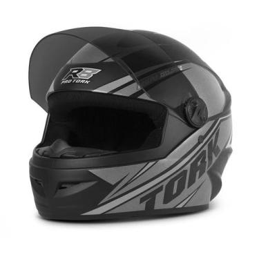 Imagem de Capacete Moto Pro Tork R8 Narigueira + Viseira Fumê, 56