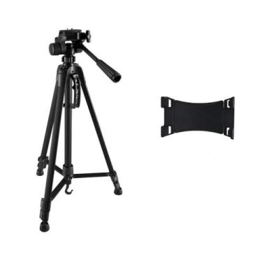 Imagem de Tripé Profissional 1,70m Câmera Universal + Suporte Para Tablet - Weif