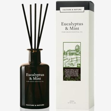Imagem de CULTURE & NATURE Difusor de óleo essencial de grau puro perfumado de eucalipto e menta