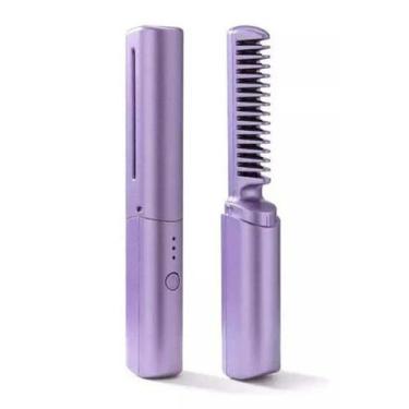 Imagem de Prancha Escova Portátil Alisadora Profissional de Cabelos Sem Fio Carr