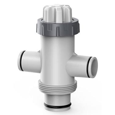 Imagem de Deeroll Válvula de êmbolo de mangueira dividida dupla - Válvula de êmbolo de reposição para acessórios de piscina com entradas duplas