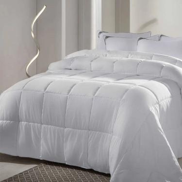 Imagem de Edredom Toque de Pétalas Acetinado 100% Poliéster – Kacyumara - Branco - Queen