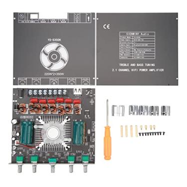 Imagem de XY S350H 220WX2 350W 2,1 canal Bluetooth Power amplificador Placa com TPA3255 entrada de tensão de largura de chip HiFi 18V38V para de teatro em casa e configuração de áudio