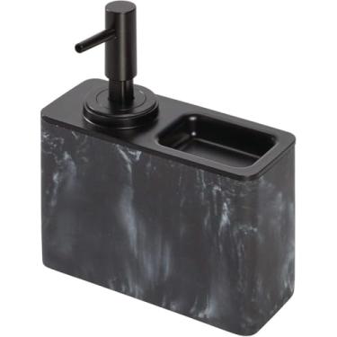 Imagem de Porta Sabonete Liquido Com Base P/Aneis, Preto - D Interdesign Preto