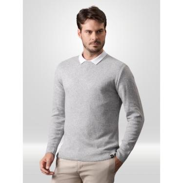 Imagem de Tricot Masculino Soft Calvin Klein Chumbo-Masculino
