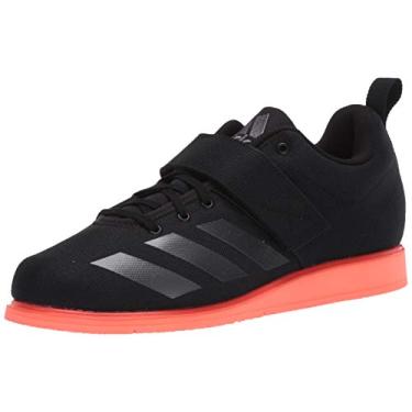 Imagem de adidas Tênis masculino Powerlift 4 para levantamento de peso, Preto/Noite/Coral, 10