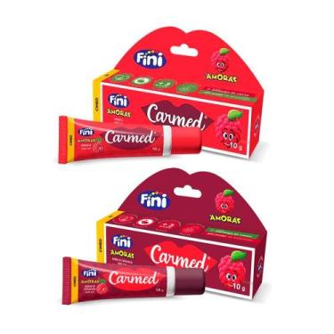Imagem de Kit Hidratante Labial Carmed Fini Amora Intensa com Cor 10g + Hidratan