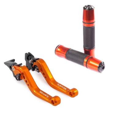 Imagem de Kit Manete Manopla Esportivo Nxr Bros 125 150 160 A Lona - Stark Race,