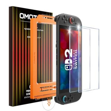 Imagem de PAPERSENSE Protetor de tela de papel fosco para Switch 2 20.1 cm 2025, vidro temperado com alinhamento automático sem poeira, sem bolhas, sensível ao toque, anti-impressão digital, resposta mais suave