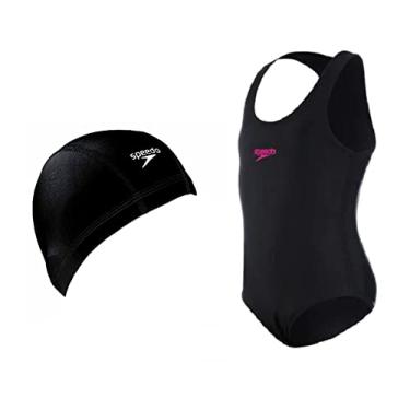 Imagem de Kit Natação Speedo Infantil Juvenil + Touca Xtrafit Confortável 10 a 16 anos (16 anos)