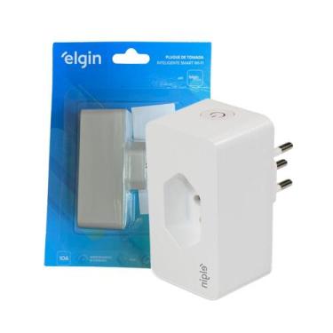 Imagem de Plugue de Tomada Inteligente Smart Wi-Fi 10A Bivolt - ELGIN