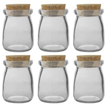 Imagem de 6 Porta Condimentos De Vidro Com Rolha 100Ml 1989 Lyor