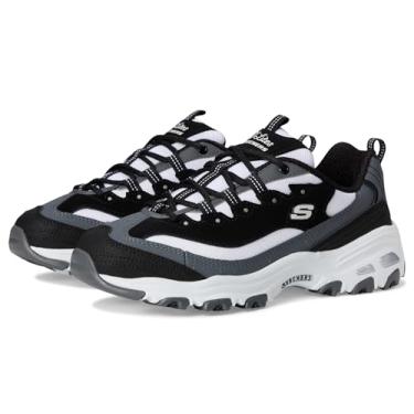 Imagem de Skechers D'Lites-Popular Vote Tênis feminino, Preto/cinza/branco., 38