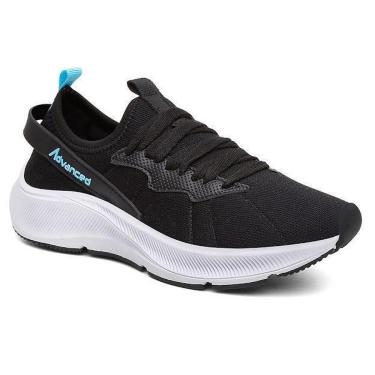 Imagem de Tênis Feminino Advanced Prt/Azul Caminhada Academia-Feminino