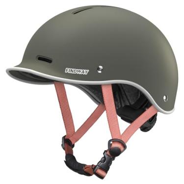 Imagem de Findway Capacete de bicicleta profissional para adultos, capacete de ciclismo ajustável para homens e mulheres [certificado de segurança] capacete de bicicleta para deslocamento, ciclismo de estrada