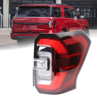 Imagem de KAMDKI Conjunto de luz traseira de moldura preta RH adequado para Ford Expedition Limited 2022 2023 2024/Platinum Lâmpada traseira direita do lado do passageiro com lâmpadas LED tipo NL1Z13404C NL1Z