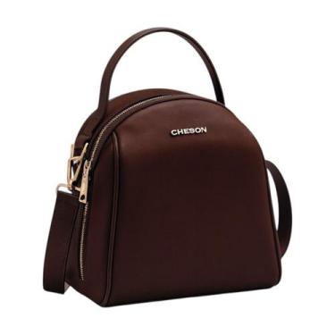 Imagem de Bolsa Feminina Chenson Microfibra Com Alça Transversal Vira Mochila, C