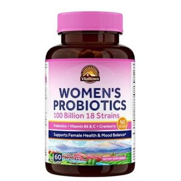 Imagem de Probióticos Vitalitown Women 100 bilhões de CFUs 18 cepas