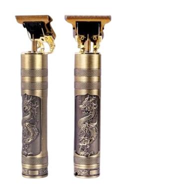 Imagem de Máquina de Cortar Cabelo Profissional Dragão Sem Fio – Aparador de Barba e Acabamento, Recarregável, 4 Pentes, Lâmina Ajustável, Design Premium com Kit Completo