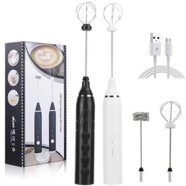 Imagem de Mini Mixer Portátil Misturador de Bebida Batedor Espumador de Leite US