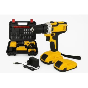 Imagem de Parafusadeira Furadeira 48V, Kit com 2 Baterias, Maleta e Acessórios