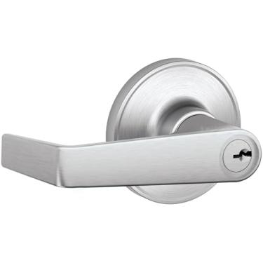 Imagem de SCHLAGE J54MAR626 J54-MAR Marin Conjunto de maçanetas de porta de entrada com chave de cilindro único (anteriormente Dexter)
